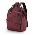thumbnail image 1 of Trendy Japanese Backpack Student Computer Bag Large Capacity,Wine Red, 1 of 2