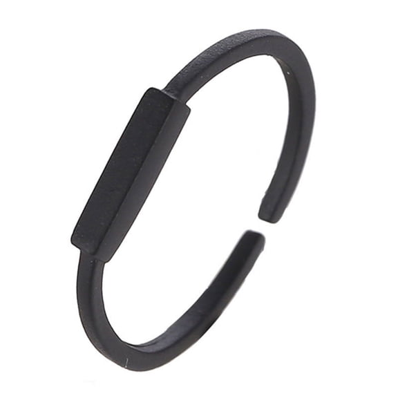 Women's Trendy Rings Japanese Korean Design Index Finger Ring Simple Electroplated Geometric Ring Individually Packed