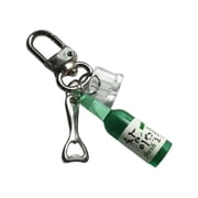 Trendy Korean Charm Bottle Shaped Keychain Phone Lanyard Decoration Charm For Everyday Carry Decoration Utility