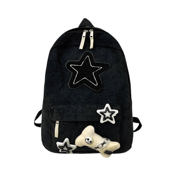 Trendy Laptop Backpacks Students School Bag Lovely Stars Backpacks Travel Rucksack Large Capacity Daypacks