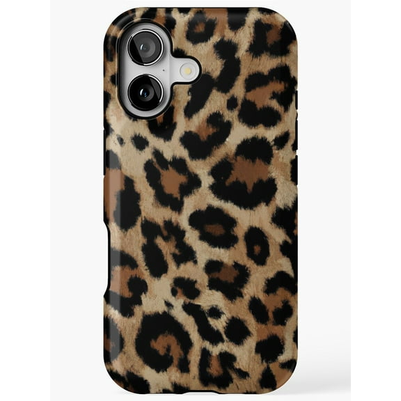 Trendy Leopard Animal Print Stylish Groovy Pattern iPhone Case 11 12 13 14 15 16 17 Pro Max
