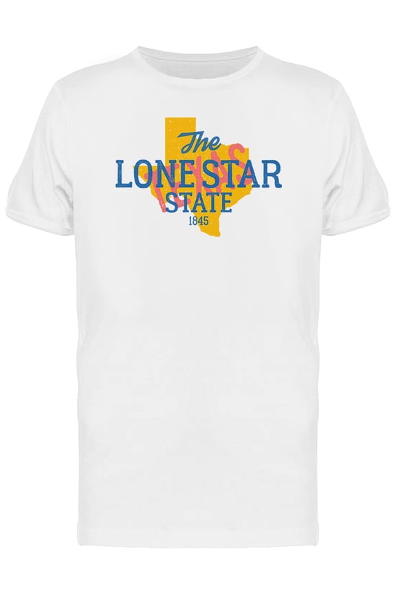 Trendy Lone Star State T-Shirt Men -Image by Shutterstock, Male x-Large