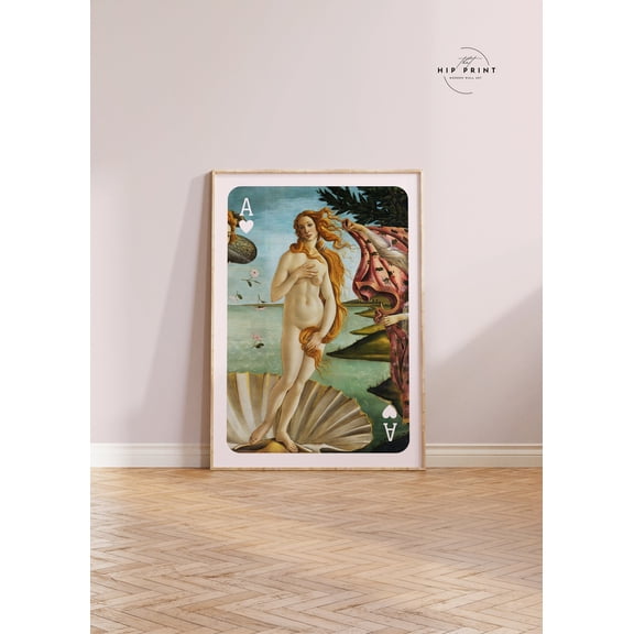 Trendy Lucky You Print Altered Art Playing Card Poster Y2K Room Decor Preppy Wall Artdorm Room Decor Altered X Lucky You. , Poster Print Only