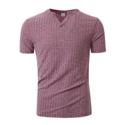 Trendy Mens Casual Shirts Short Sleeve Slim Fit T-Shirts for Everyday Wear Comfortable Summer Tops for Work and Leisure Stylish Activewear for Modern Men