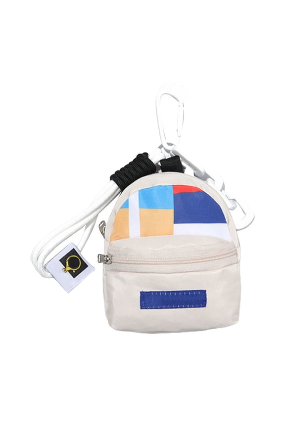 Trendy Miniature Backpack Keychain Versatile Miniature Backpack Keychain Charm For Earphones And Small Accessories