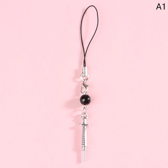 Trendy Mobile Phone Chain Women Sweet Cool Heart Cross Pendant Phone Strap Lanyard Keychain