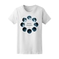thumbnail image 1 of Trendy Moon Phases Tee Men's -Image by Shutterstock, 1 of 2