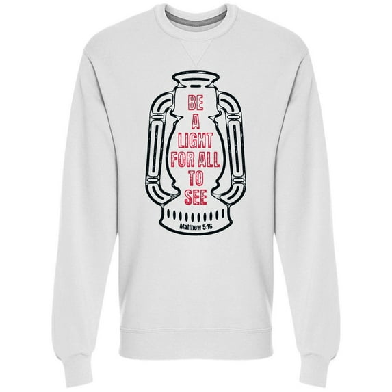 Trendy Moral Quote Sweatshirt Men -Image by Shutterstock, Male 3X-Large