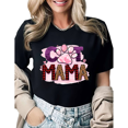 thumbnail image 1 of Trendy Mother's Day Gift For Dog Mom Graphic Tees Womans T-shirt Black/White S-5XL Tops, 1 of 4
