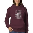 thumbnail image 1 of Trendy  Objects Rave Style Hoodie Women -Image by Shutterstock, Female XX-Large, 1 of 4