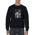 thumbnail image 1 of Trendy  Objects Rave Style Sweatshirt Men -Image by Shutterstock, Male Small, 1 of 4