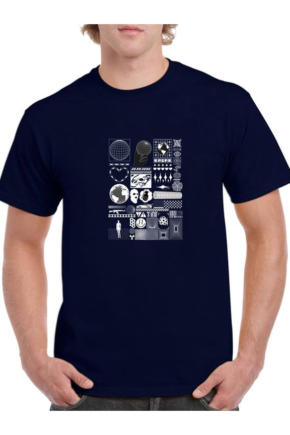 Trendy Objects Rave Style T-Shirt Men -Image by Shutterstock, Male Large