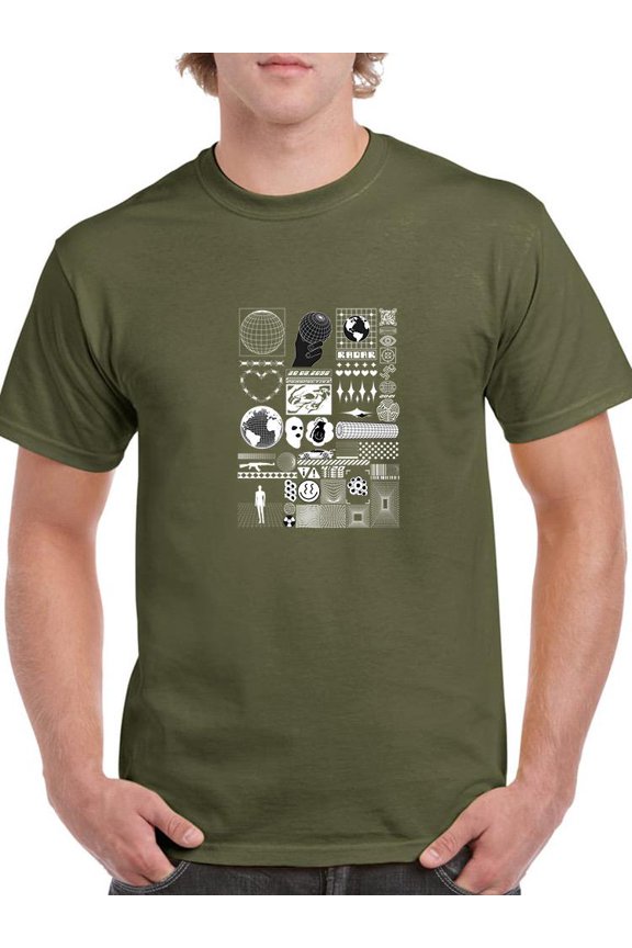 Trendy  Objects Rave Style T-Shirt Men -Image by Shutterstock, Male Small