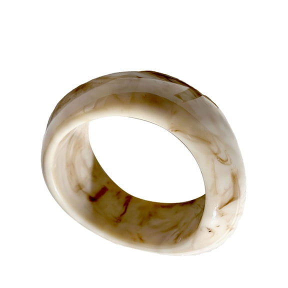 Trendy Ombres Brown Resin Bracelet Comfortable Everyday Wear Accessory