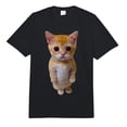 thumbnail image 1 of Trendy Orange Cat Illustration Comfort Colors Adult Heavyweight T-shirt for Casual Comfort, 1 of 4