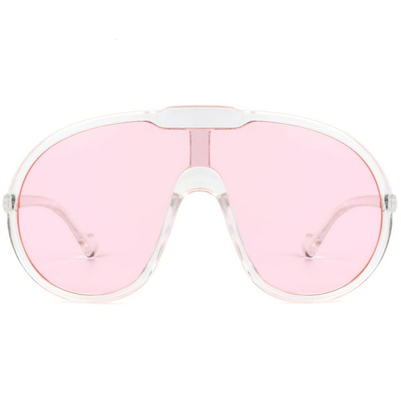 Trendy Oversized Sunglasses for Women Men Fashion Shield Aviator Sun Glasses UV400 Protection Goggles