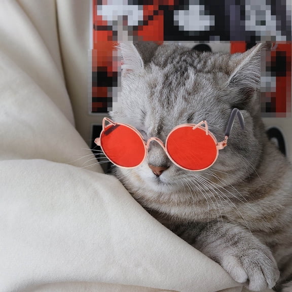 Cute Cool Pet Sunglasses for Dogs and Cats - Fashionable Pet Accessories for Parties Events and Everyday Wear Unique Props for Animal Lovers