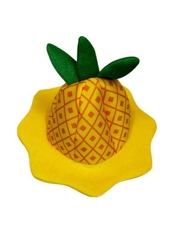 Trendy Pineapple Sun Hat Breathable Comfortable Hat Sun Protecting Headwear for Outdoor Activity