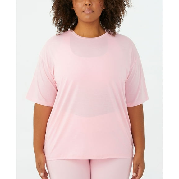 Trendy Plus Size Active Boyfriend T-Shirt Lollipop 12W