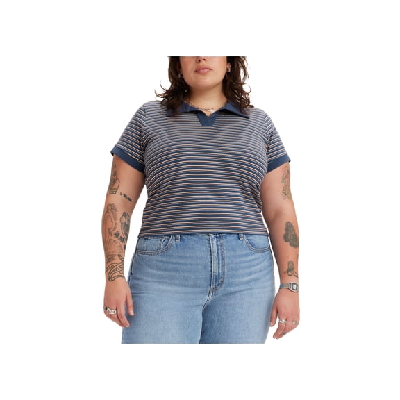 Trendy Plus Size Boyfriend Jeans Fennel Sargasso Sea 2X