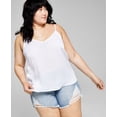 thumbnail image 1 of Trendy Plus Size Camisole White 2X, 1 of 1