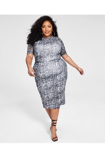 Snakeskin Mini Dress Snakeskin Mini Dress