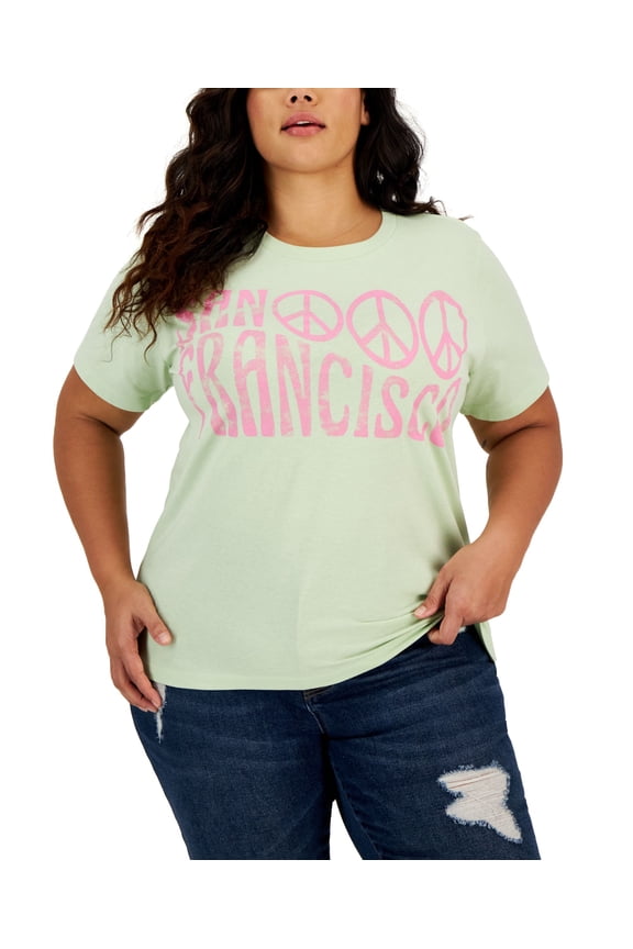 Trendy Plus Size Short-Sleeve San Francisco T-Shirt Seacrest 3X