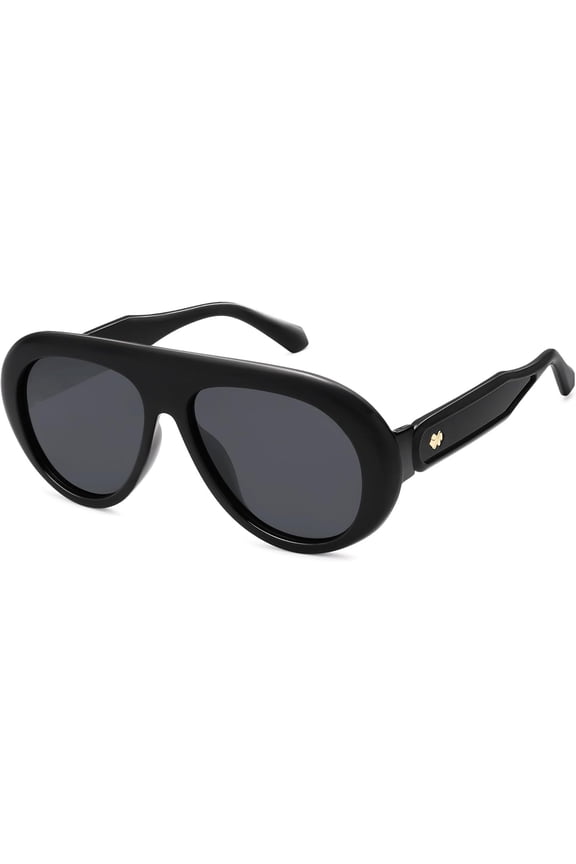 Trendy Polarized Aviator Sunglasses Womens Men Retro 70s Style UV Protection Sun Glasses SJ2390