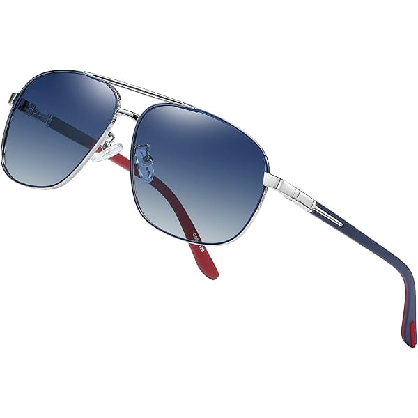 Trendy Polarized Aviator Sunglasses for Men Classic Sunglasses, UV400 Protection Mirror Lens, Fashion Vintage
