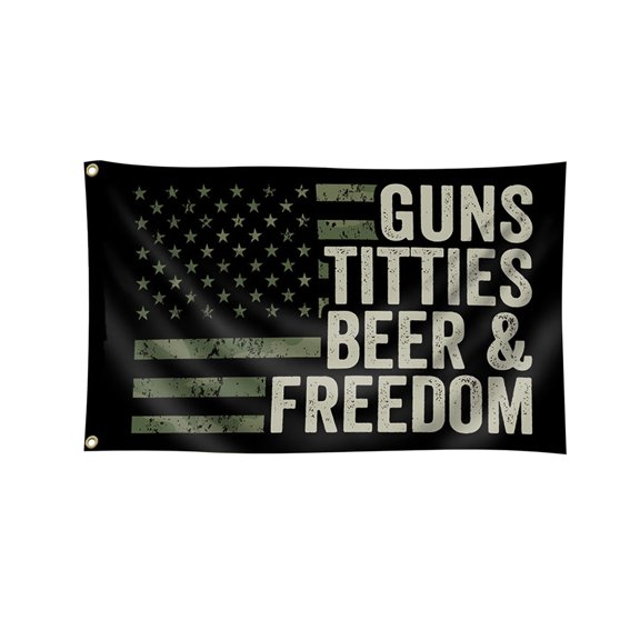 Trendy Polyester Wall Hanging Flag - Cool Pattern Decorative Banner for Home Decor, Parties, Events - Reusable & Weather-Resistant - Easy Hang with Loops