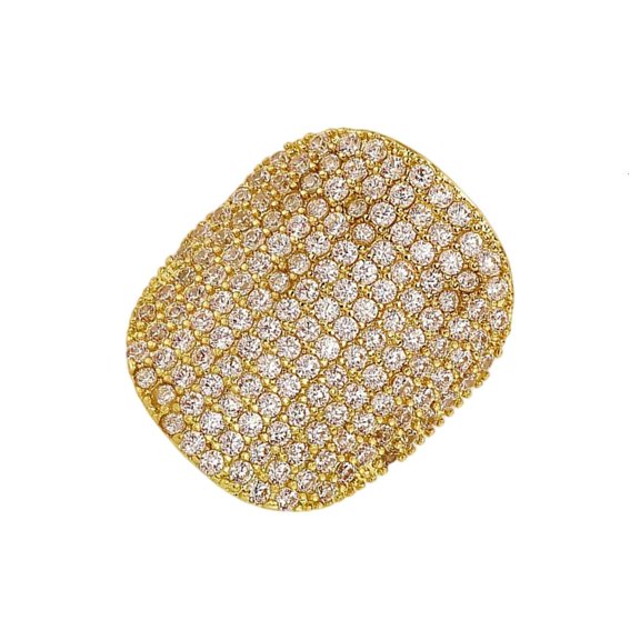 Trendy Pressing On Nails With Sparkling Cubic Zirconia Stones In Three Sizes Copper Materials For Nails Art Styles