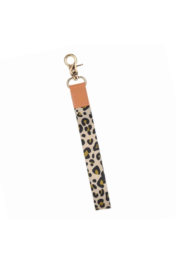 Trendy Print Keychain Strap for Couples Long-lasting Wristband with Metal Hook for Bags, Phones & Car Keys
