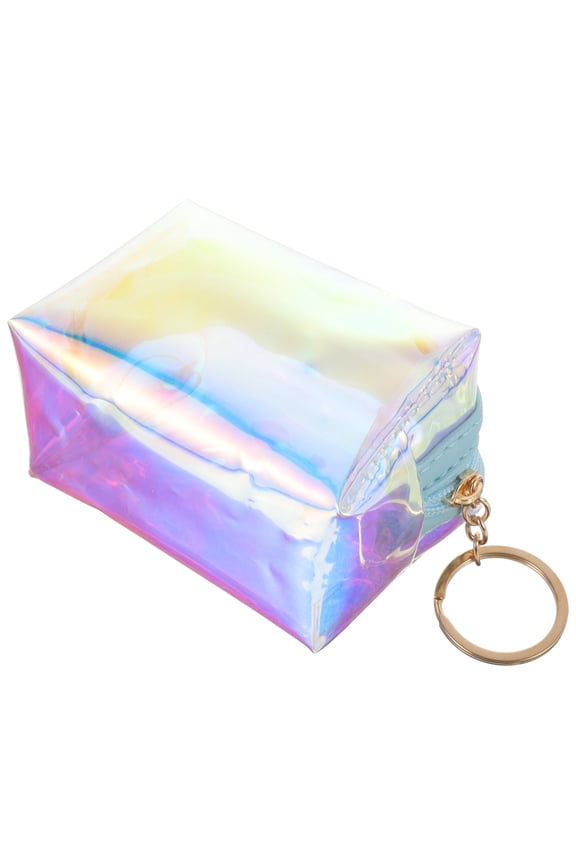 Trendy Purses Transparent Toiletry Bag Key Case College Student Wallet