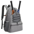 thumbnail image 1 of Trendy Racket Backpack With Shoe Compartment For Tennis Pickleball, Large Capacity 4 Racket Storage Unisex Design, Ideal For Practice Matches Casual Court Visits, 1 of 4