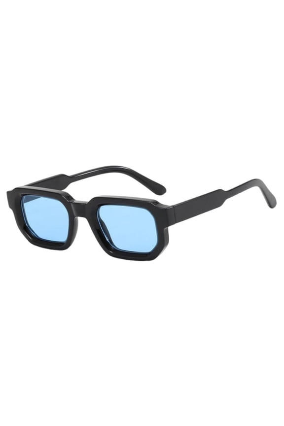 Trendy Rectangular UVShield Sunglasses Lightweight AntiGlare Sports Protective Eyewear Casual Stylish Goggles for Men Women Outdoor Daily Fashion Black