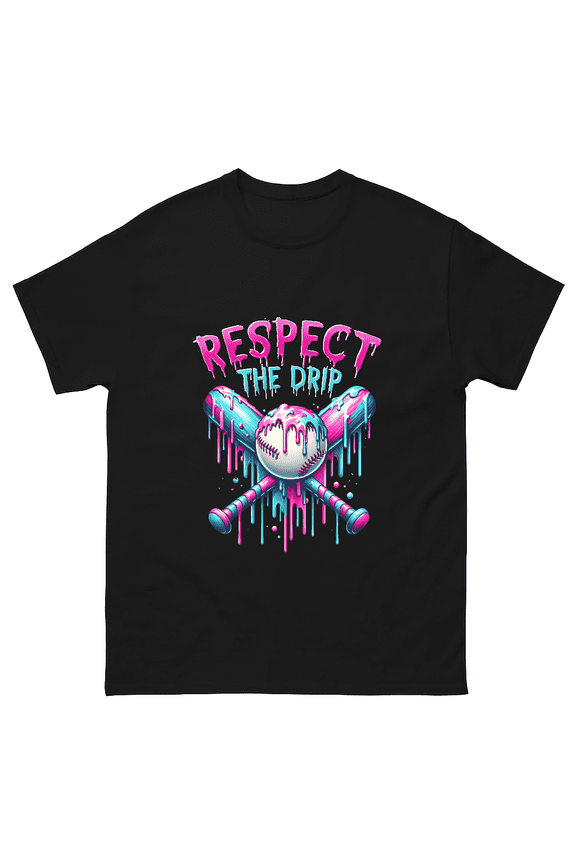 Trendy Respect The Drip Streetwear Fashion Graphic Art Unisex T-Shirt V90184