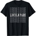 thumbnail image 1 of Trendy Retro Lincoln Park MI Distressed T-Shirt, 1 of 6