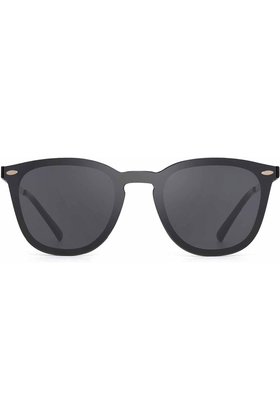 Trendy Rimless Mirrored Sunglasses Reflective Sun Glasses for Women Men
