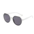 thumbnail image 1 of Trendy Round Sunglasses Solid Color And Color Blocking Sunglasses, 1 of 3