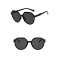 thumbnail image 1 of Trendy Round Sunglasses Solid Color And Color Blocking Sunglasses That Go over Glasses Wraparound for Women Clip on for Women compatible with Polarized Bride Getting Ready Outfits Vintage Cat Jewelry, 1 of 3