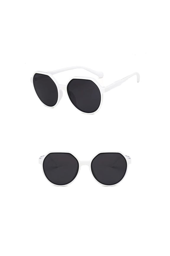 Trendy Round Sunglasses Solid Color And Color Blocking Sunglasses Space Cowboy Frame Glasses for Women Nearsighted Quay High Key for Women Rhinestone for Women Teen Girls Clip on Oval 90s Women Trendy