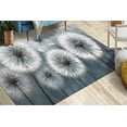thumbnail image 1 of Trendy Rugs, Office Decor Rug, Dandelion Rugs Modern Rugs, Non Slip Rugs, Botanical Rugs, Gift For Him Rugs, Dandelion Rugs, Modern Rugs, 3.3'x6.5' - 100x200 cm, 1 of 8
