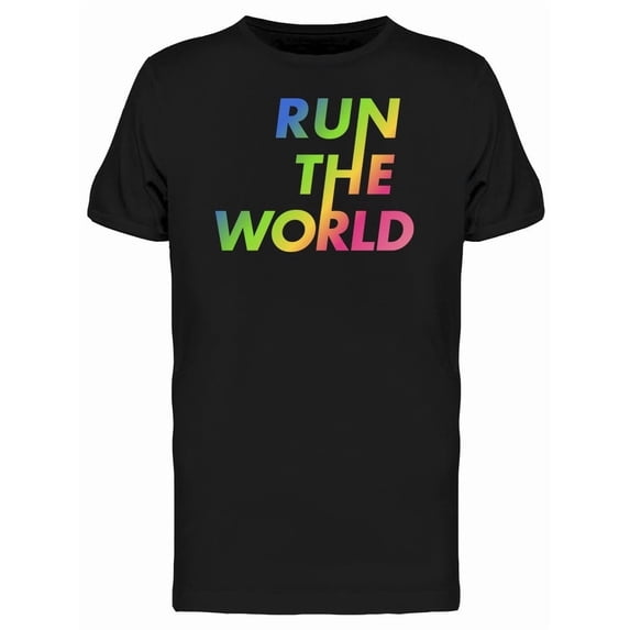 Trendy Run The World Tee Men's -Image by Shutterstock
