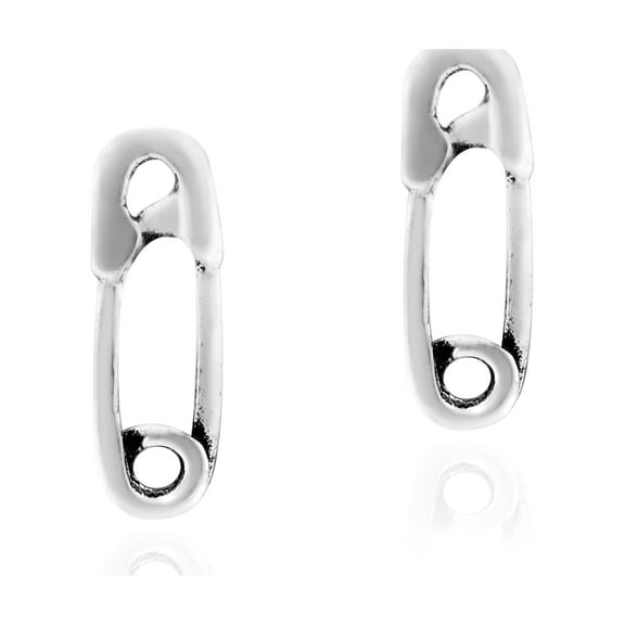 Trendy Safety Pin Design .925 Sterling Silver Stud Earrings | Sterling Silver Stud Earring for women | Starfish Stud Earrings | Stud Earrings