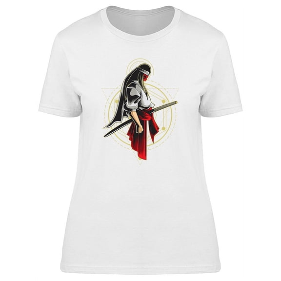 Trendy Samurai Warrior T-Shirt Women -Image by Shutterstock, Female 3X-Large