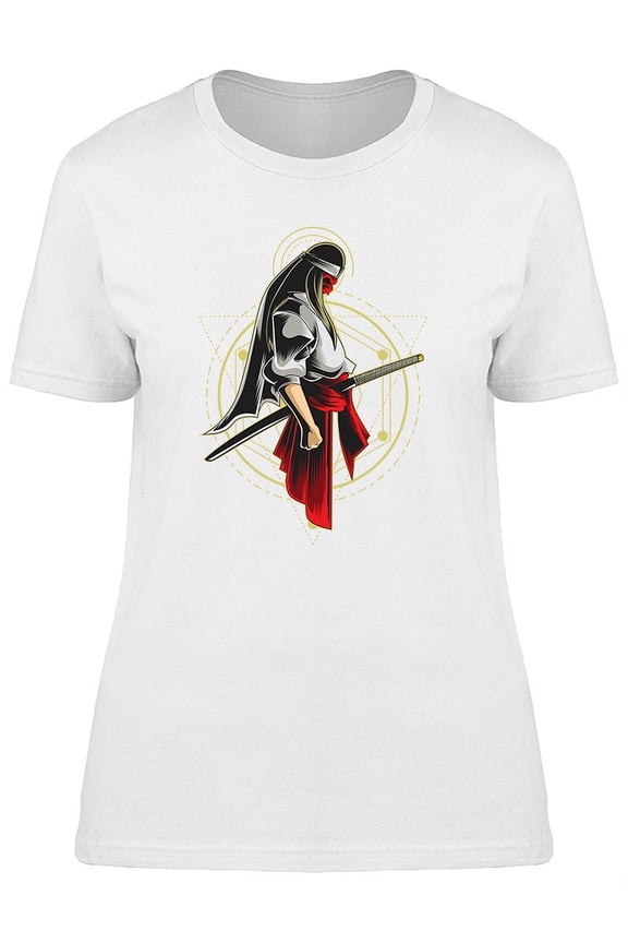 Trendy Samurai Warrior T-Shirt Women -Image by Shutterstock, Female 3X-Large