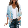 thumbnail image 1 of Trendy Saving Fall Top Womens Shirts Fall Women's T Shirts Loose Fit 3/4 Sleeves Blouses reorders Fashion Gifts, 1 of 5