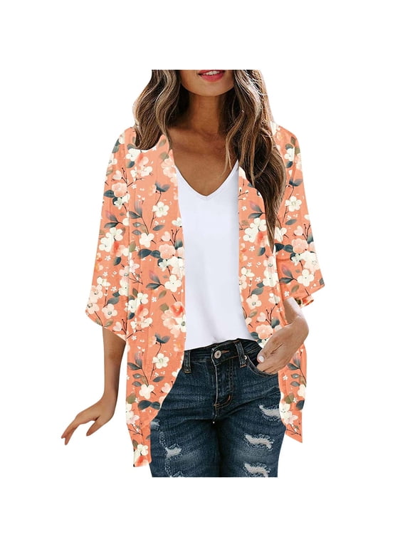 Fall Tops for Women Shirts Trendy Fall Womens Tops 3/4 Length Sleeves Women's Blouses My Items Fashion Gifts