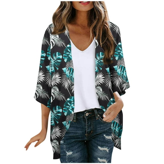 Womens Loose Fit Tops Womens Shirts Fitted Women 3/4 Sleeve Tops Loose Fit Women's Blouses Reorder Items Fashion Gifts