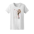 thumbnail image 1 of Trendy Shopping Girl In Paris T-Shirt Women -Image by Shutterstock, Female x-Large, 1 of 2